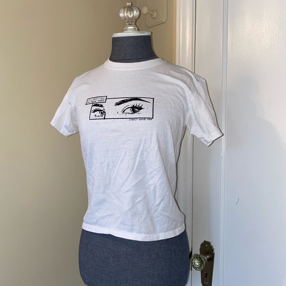 J.GALT Women’s White T-Shirt One Size NWOT - Picture 5 of 9